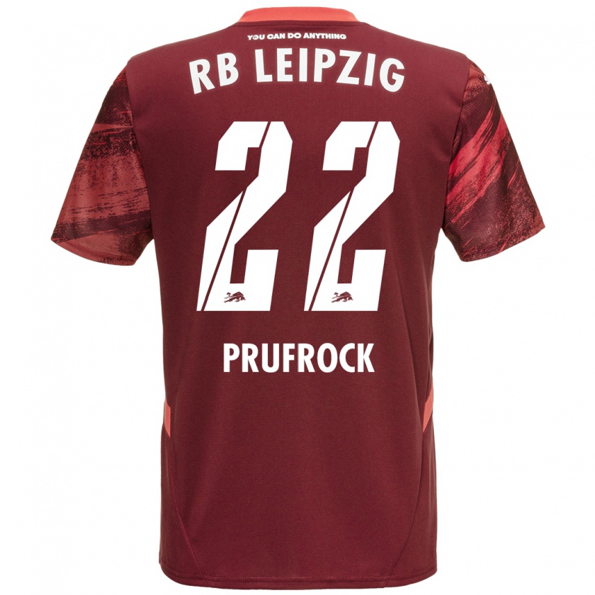 Kandiny Dames Silas Prüfrock #22 Bordeauxrood Uitshirt Uittenue 2024/25 T-Shirt