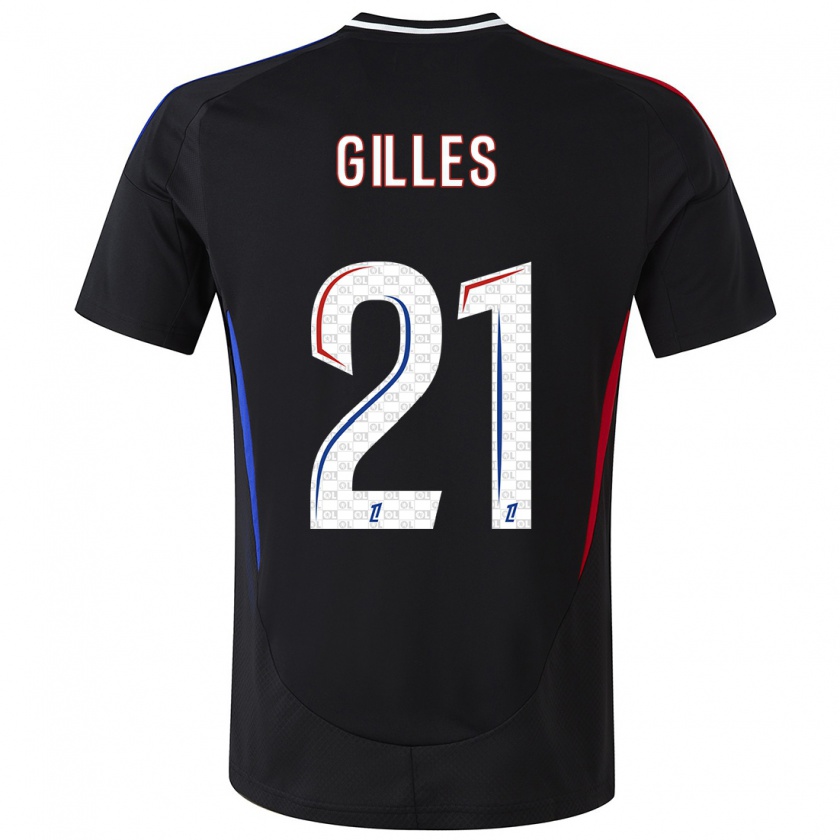 Kandiny Damen Vanessa Gilles #21 Schwarz Auswärtstrikot Trikot 2024/25 T-Shirt Österreich