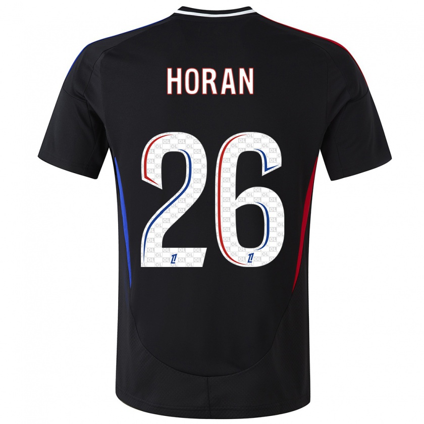 Kandiny Damen Lindsey Horan #26 Schwarz Auswärtstrikot Trikot 2024/25 T-Shirt Österreich