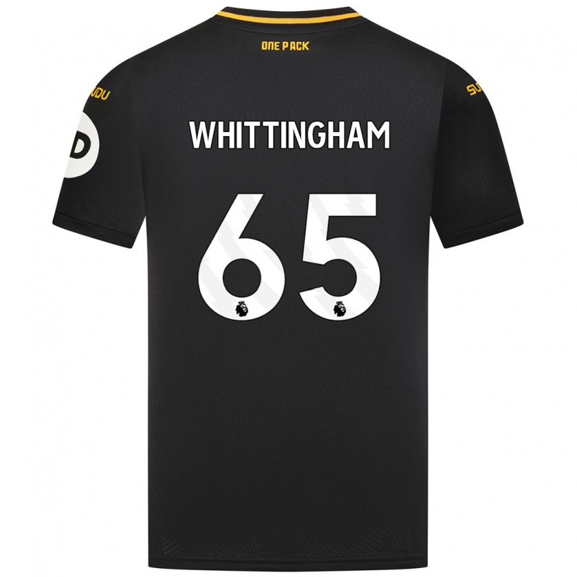 Kandiny Mujer Camiseta Matthew Whittingham #65 Negro 2ª Equipación 2024/25 La Camisa México