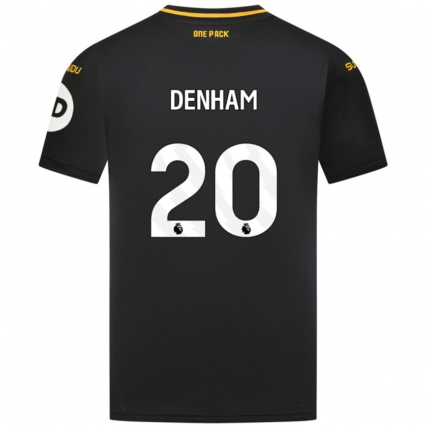 Kandiny Damen Ania Denham #20 Schwarz Auswärtstrikot Trikot 2024/25 T-Shirt Österreich