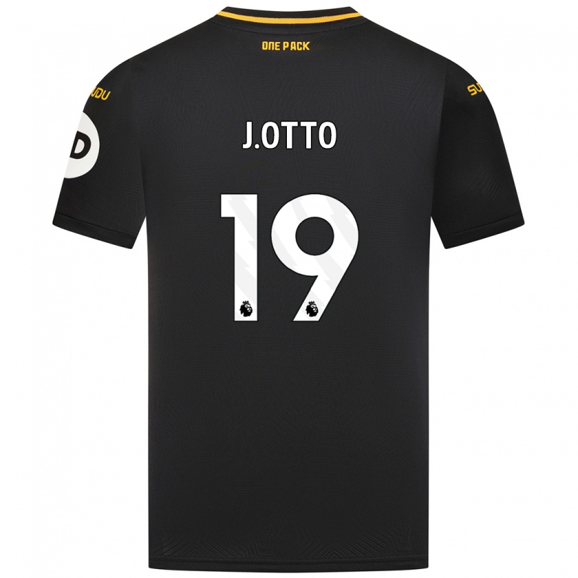 Kandiny Donna Maglia Jonny Otto #19 Nero Kit Gara Away 2024/25 Maglietta