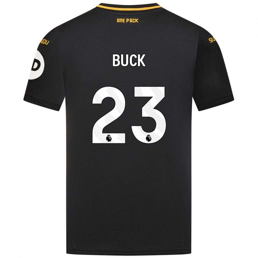 Kandiny Donna Maglia Alex Buck #23 Nero Kit Gara Away 2024/25 Maglietta