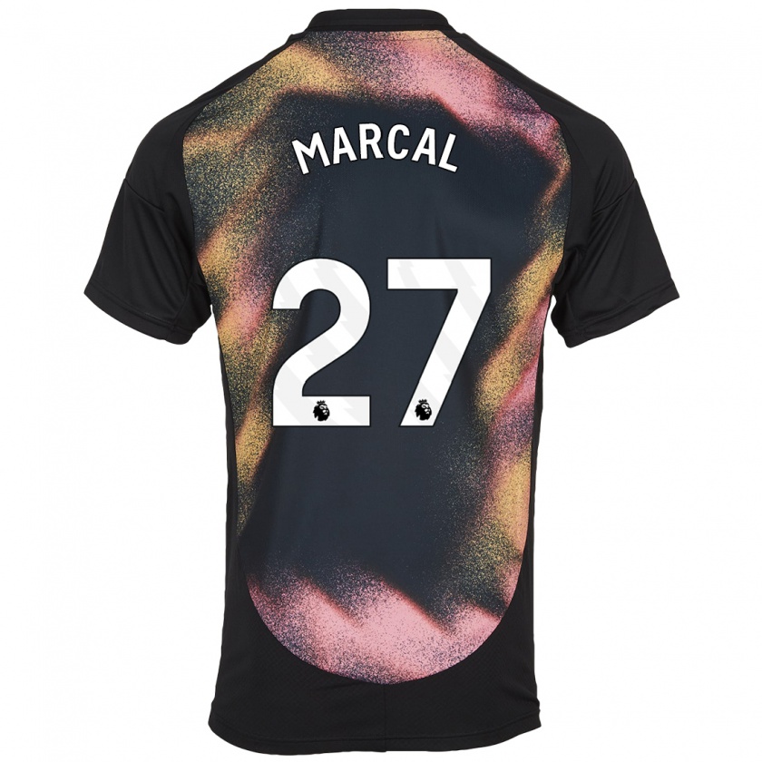 Kandiny Mujer Camiseta Wanya Marçal #27 Negro Blanco 2ª Equipación 2024/25 La Camisa