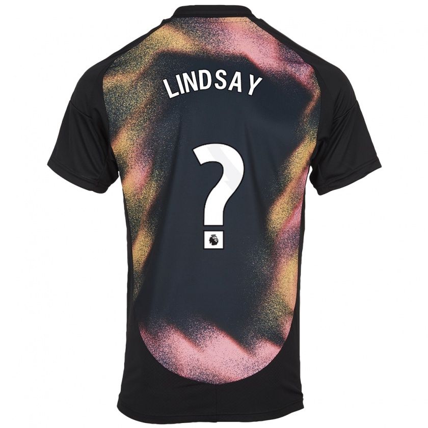 Kandiny Damen Jahmari Lindsay #0 Schwarz Weiß Auswärtstrikot Trikot 2024/25 T-Shirt Österreich