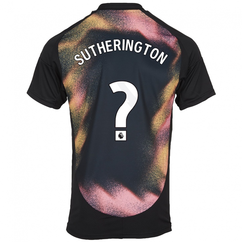 Kandiny Damen Harry Sutherington #0 Schwarz Weiß Auswärtstrikot Trikot 2024/25 T-Shirt Österreich