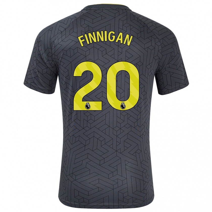 Kandiny Dames Megan Finnigan #20 Zwart Geel Uitshirt Uittenue 2024/25 T-Shirt