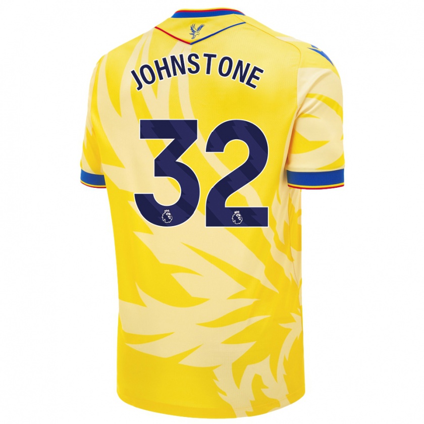 Kandiny Donna Maglia Sam Johnstone #32 Giallo Kit Gara Away 2024/25 Maglietta