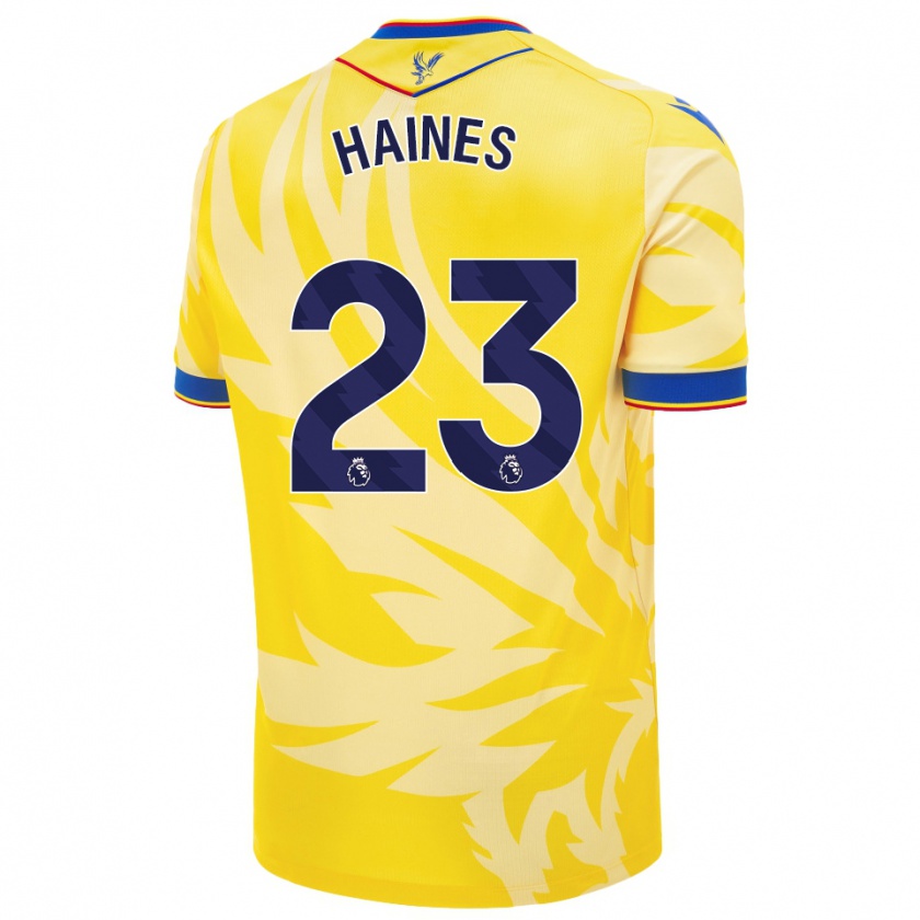 Kandiny Donna Maglia Coral-Jade Haines #23 Giallo Kit Gara Away 2024/25 Maglietta