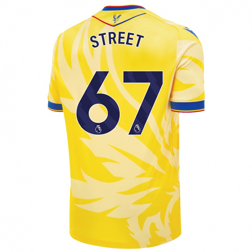 Kandiny Donna Maglia Rob Street #67 Giallo Kit Gara Away 2024/25 Maglietta