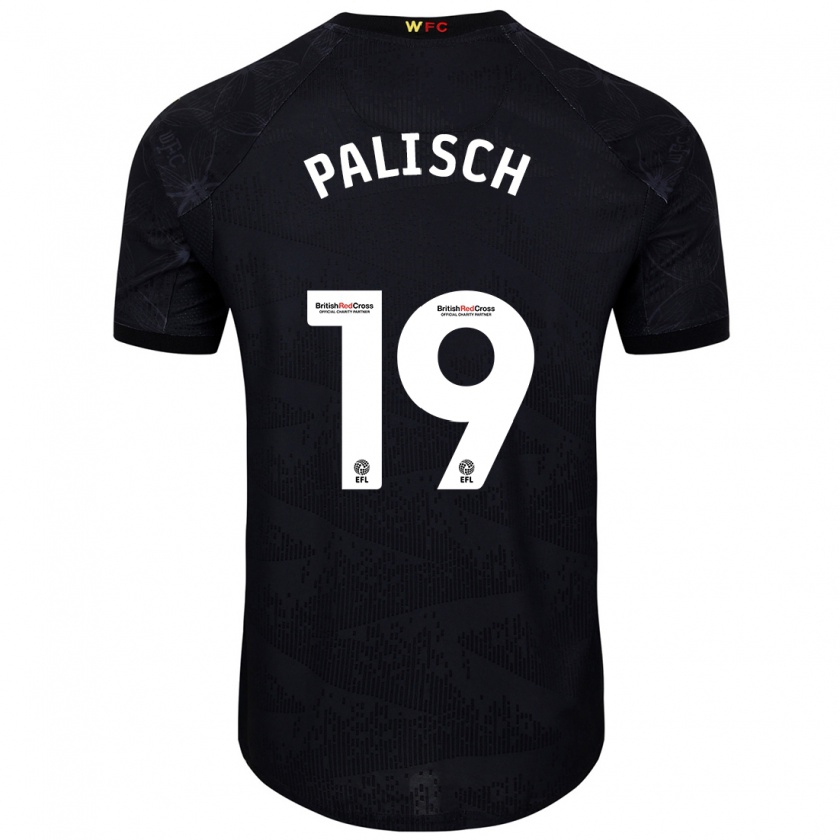 Kandiny Donna Maglia Alli Palisch #19 Nero Bianco Kit Gara Away 2024/25 Maglietta