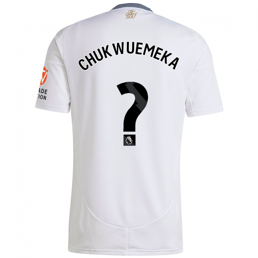 Kandiny Damen Caleb Chukwuemeka #0 Weiß Auswärtstrikot Trikot 2024/25 T-Shirt Österreich