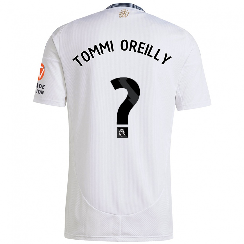 Kandiny Donna Maglia Tommi Oreilly #0 Bianco Kit Gara Away 2024/25 Maglietta