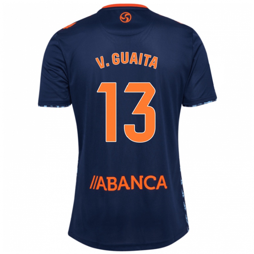 Kandiny Dames Vicente Guaita #13 Marineblauw Uitshirt Uittenue 2024/25 T-Shirt