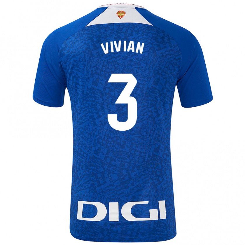 Kandiny Donna Maglia Dani Vivian #3 Blu Royal Kit Gara Away 2024/25 Maglietta