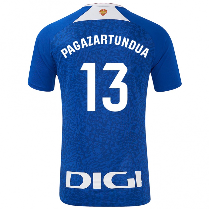 Kandiny Donna Maglia Iker Pagazartundua #13 Blu Royal Kit Gara Away 2024/25 Maglietta