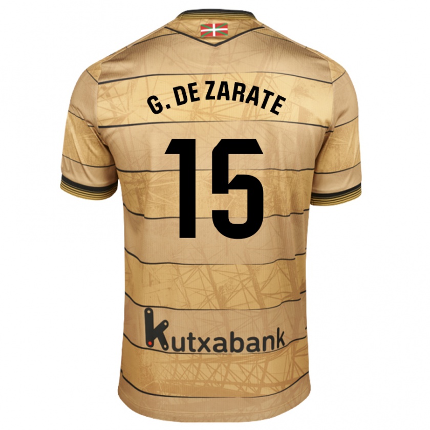 Kandiny Damen Urko González De Zarate #15 Braun Auswärtstrikot Trikot 2024/25 T-Shirt Österreich