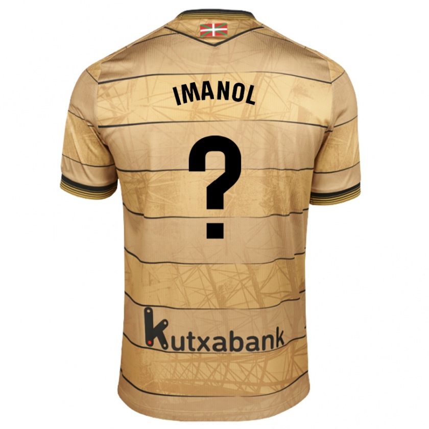 Kandiny Dames Imanol Ruiz #0 Bruin Uitshirt Uittenue 2024/25 T-Shirt