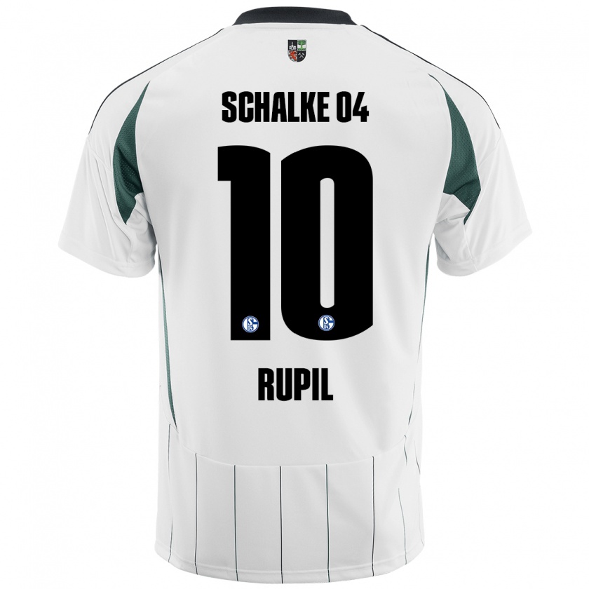 Kandiny Damen Timothé Rupil #10 Weiß Grün Auswärtstrikot Trikot 2024/25 T-Shirt Österreich