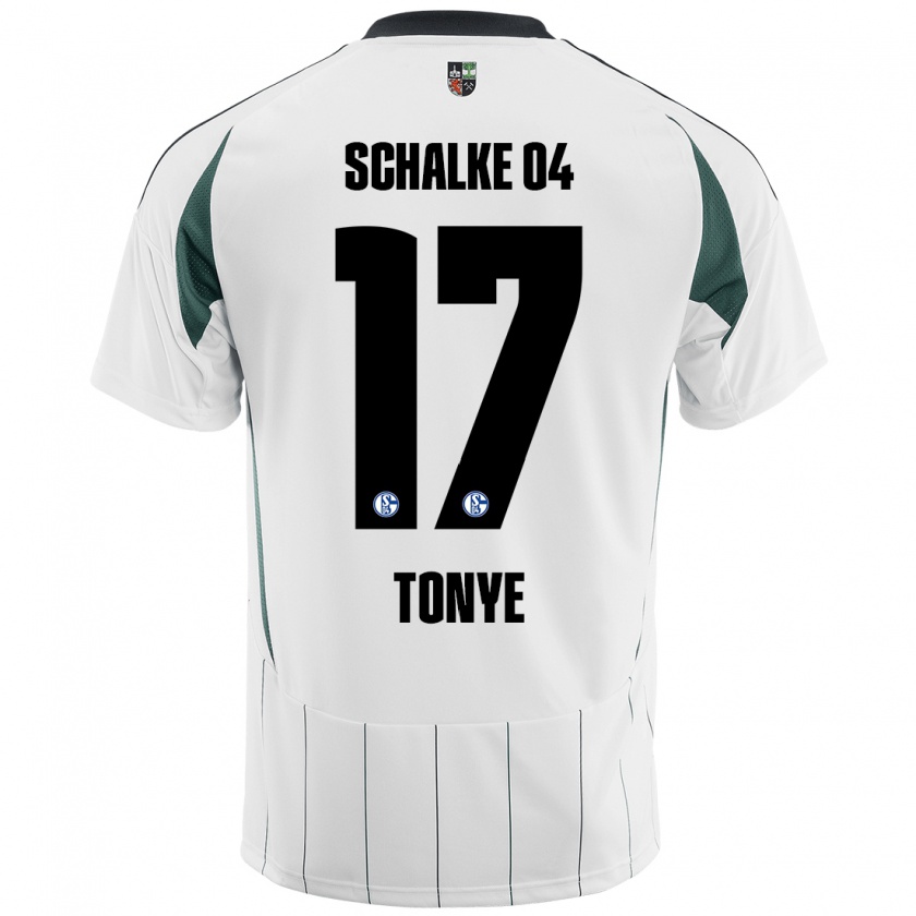 Kandiny Damen Yannick Tonye #17 Weiß Grün Auswärtstrikot Trikot 2024/25 T-Shirt Österreich