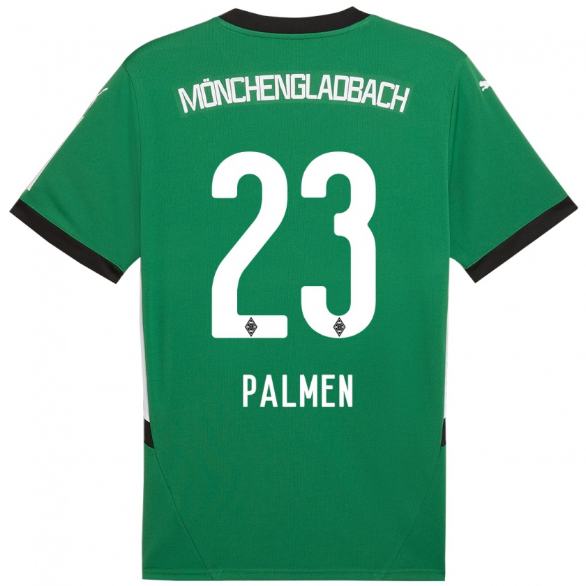 KandinyレディースLuisa Palmen#23緑 白アウェイシャツ2024/25ジャージーユニフォーム