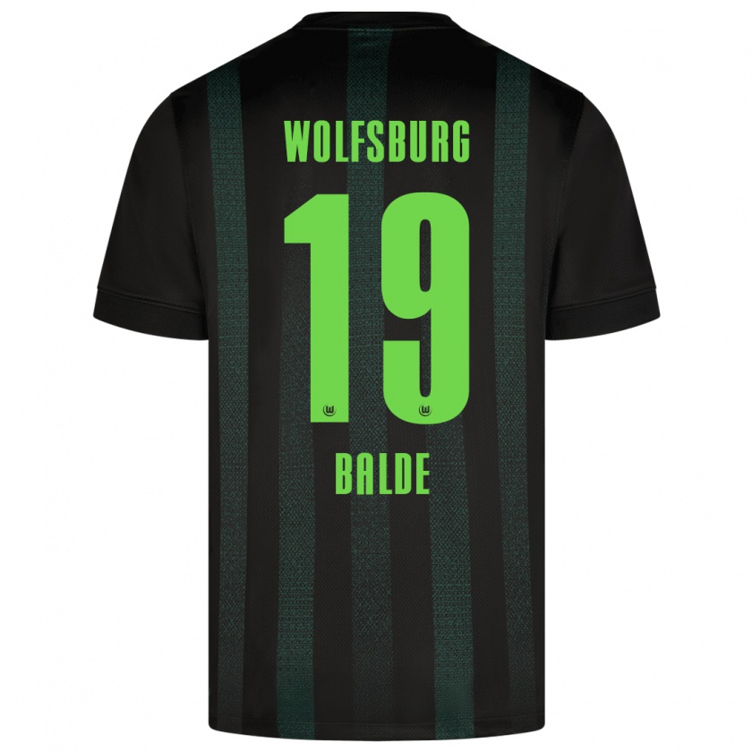 Kandiny Donna Maglia Saido Baldé #19 Verde Scuro Kit Gara Away 2024/25 Maglietta