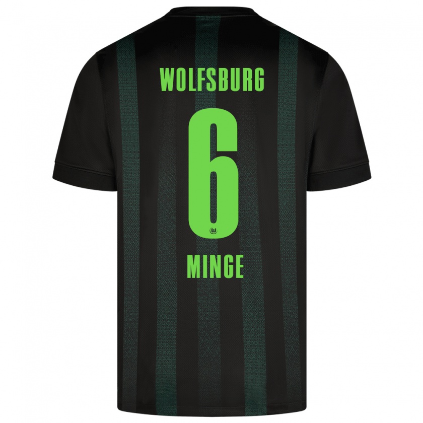 Kandiny Donna Maglia Janina Minge #6 Verde Scuro Kit Gara Away 2024/25 Maglietta