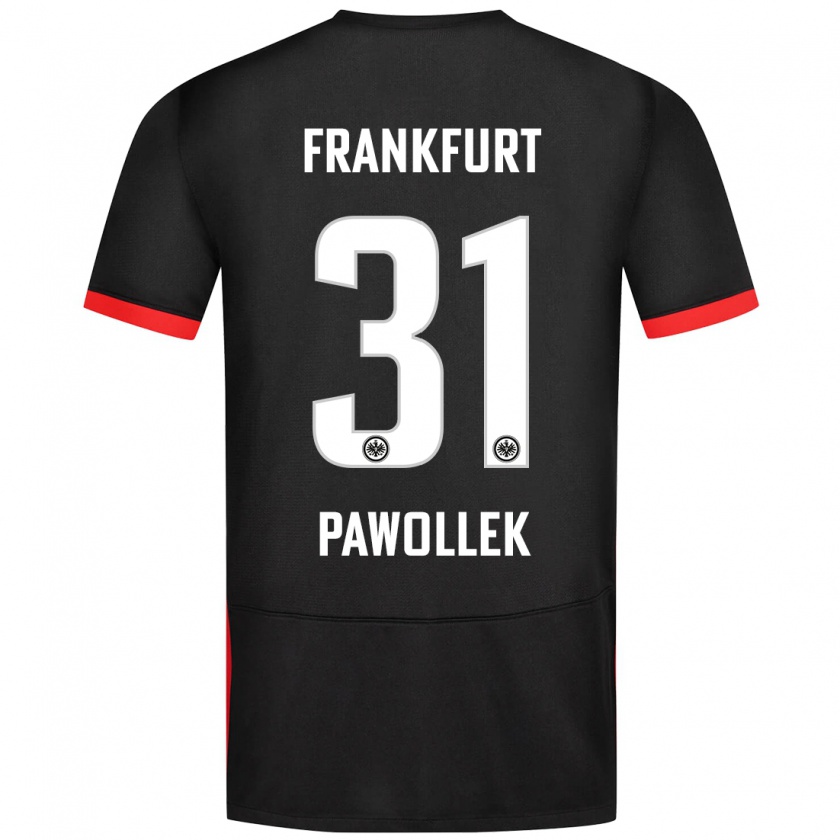 KandinyレディースTanja Pawollek#31黒アウェイシャツ2024/25ジャージーユニフォーム