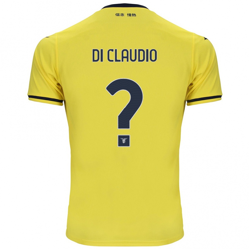 Kandiny Dames Federico Di Claudio #0 Geel Uitshirt Uittenue 2024/25 T-Shirt