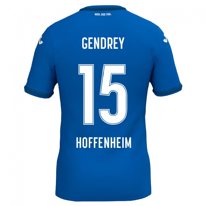 Kandiny Damen Valentin Gendrey #15 Gelb Rot Heimtrikot Trikot 2024/25 T-Shirt Österreich