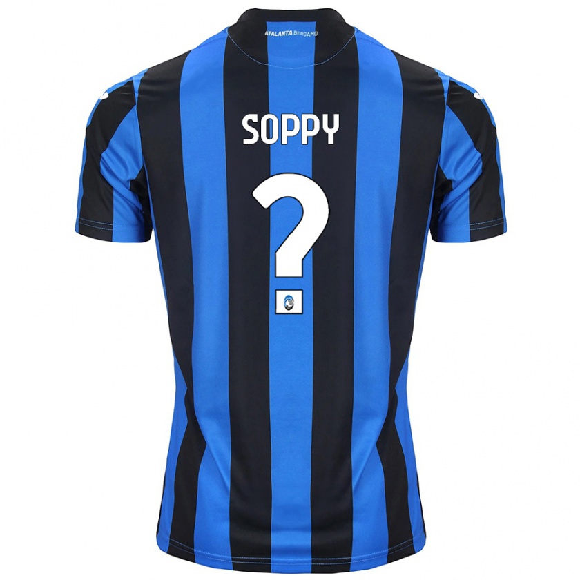 Kandiny Bambino Maglia Brandon Soppy #0 Blu Nero Kit Gara Home 2024/25 Maglietta