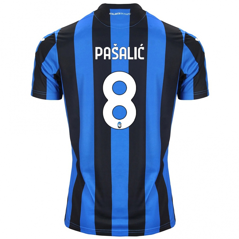 Kandiny Kinder Mario Pasalic #8 Blau Schwarz Heimtrikot Trikot 2024/25 T-Shirt Österreich