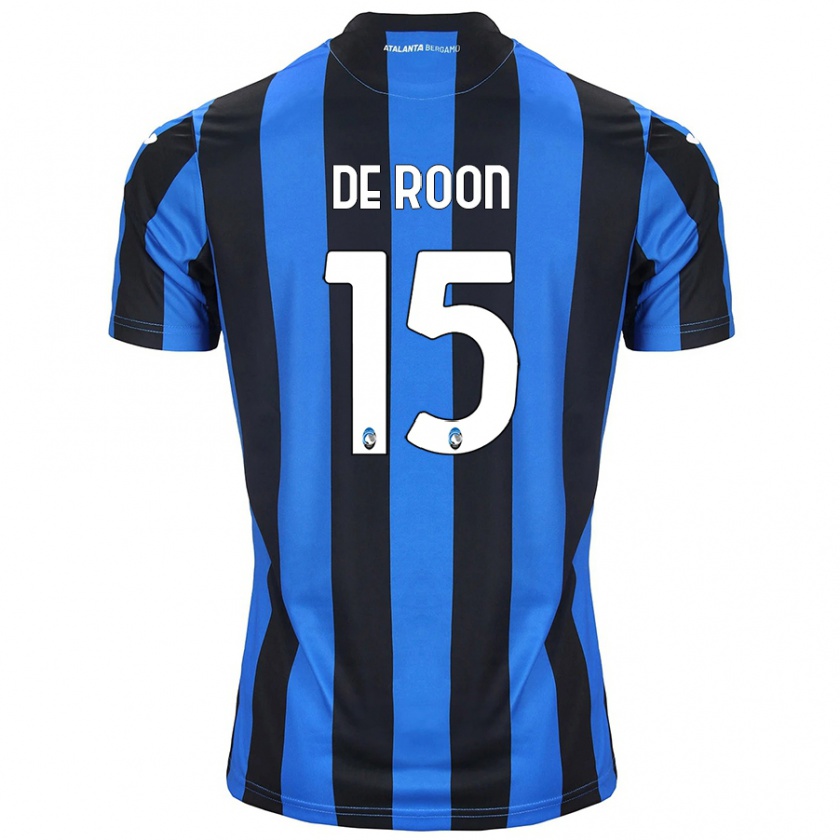 Kandiny Bambino Maglia Marten De Roon #15 Blu Nero Kit Gara Home 2024/25 Maglietta