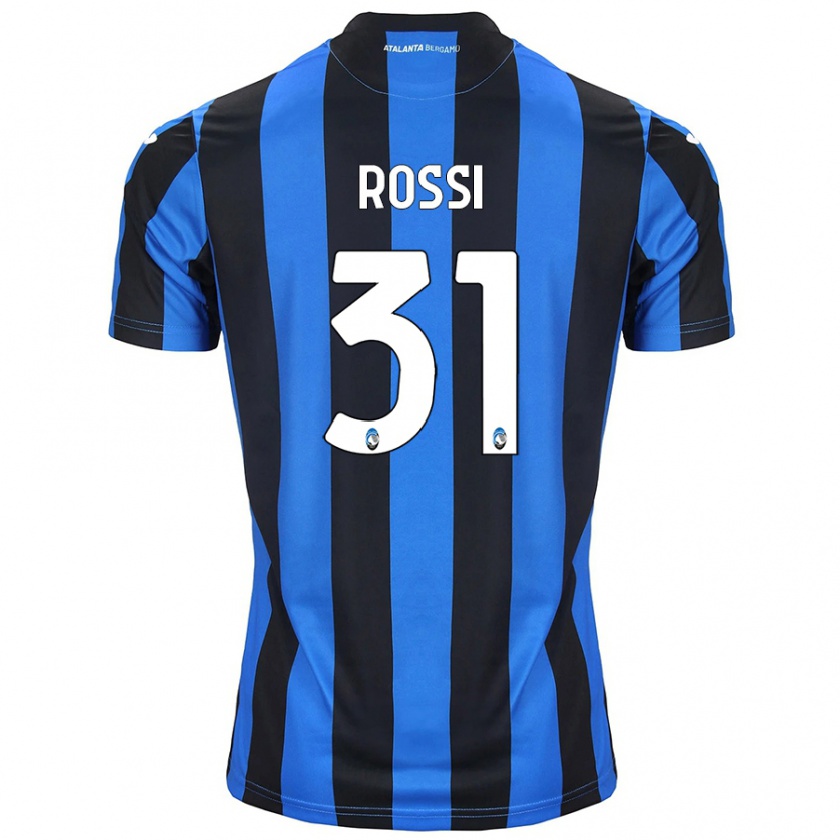 Kandiny Kinder Francesco Rossi #31 Blau Schwarz Heimtrikot Trikot 2024/25 T-Shirt Österreich