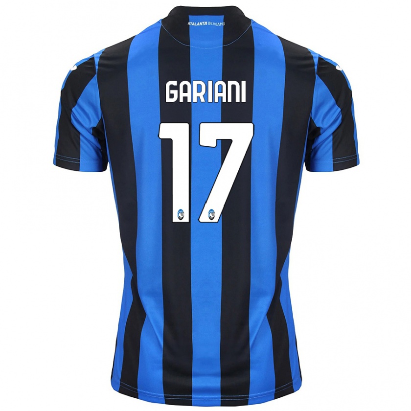 Kandiny Kinder Niccolò Gariani #17 Blau Schwarz Heimtrikot Trikot 2024/25 T-Shirt Österreich