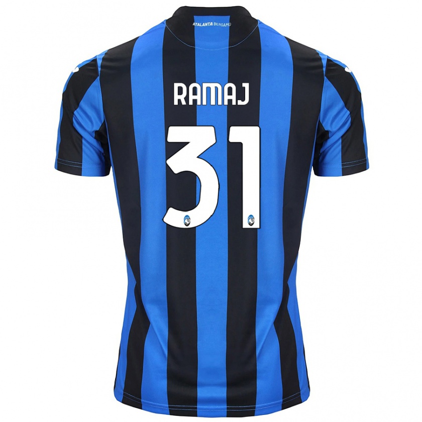 Kandiny Kinder Gabriel Ramaj #31 Blau Schwarz Heimtrikot Trikot 2024/25 T-Shirt Österreich