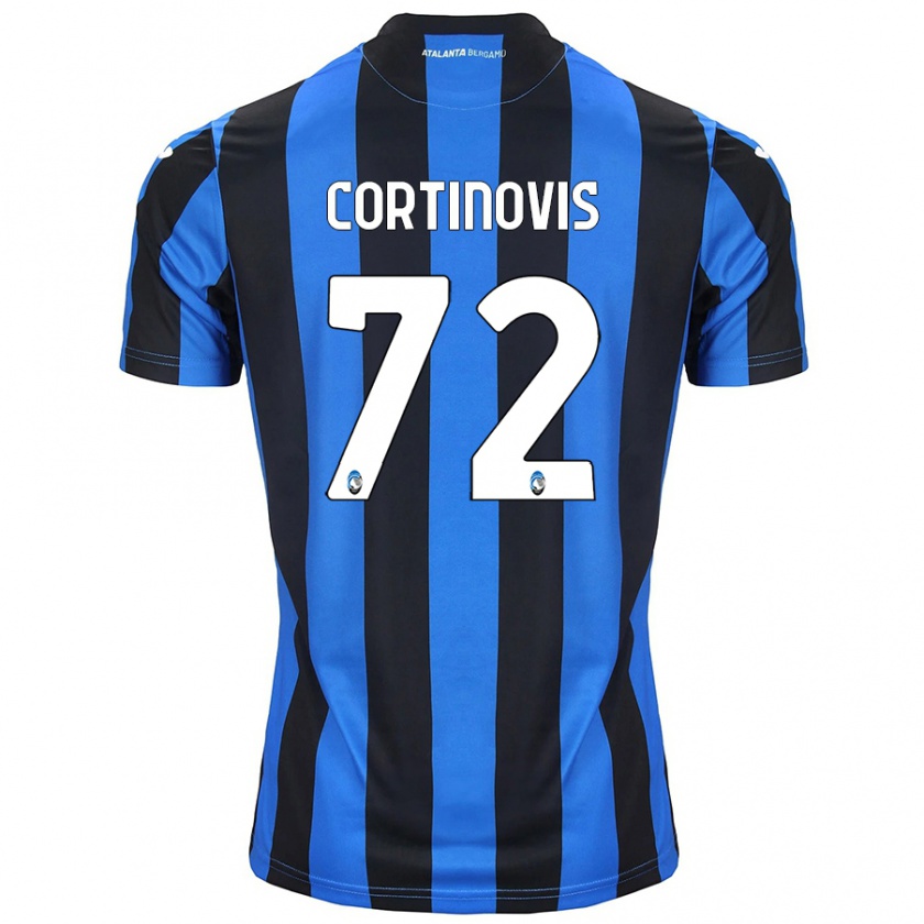 Kandiny Kinderen Alessandro Cortinovis #72 Blauw Zwart Thuisshirt Thuistenue 2024/25 T-Shirt