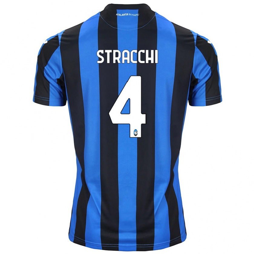 Kandiny Kinder Daniela Stracchi #4 Blau Schwarz Heimtrikot Trikot 2024/25 T-Shirt Österreich