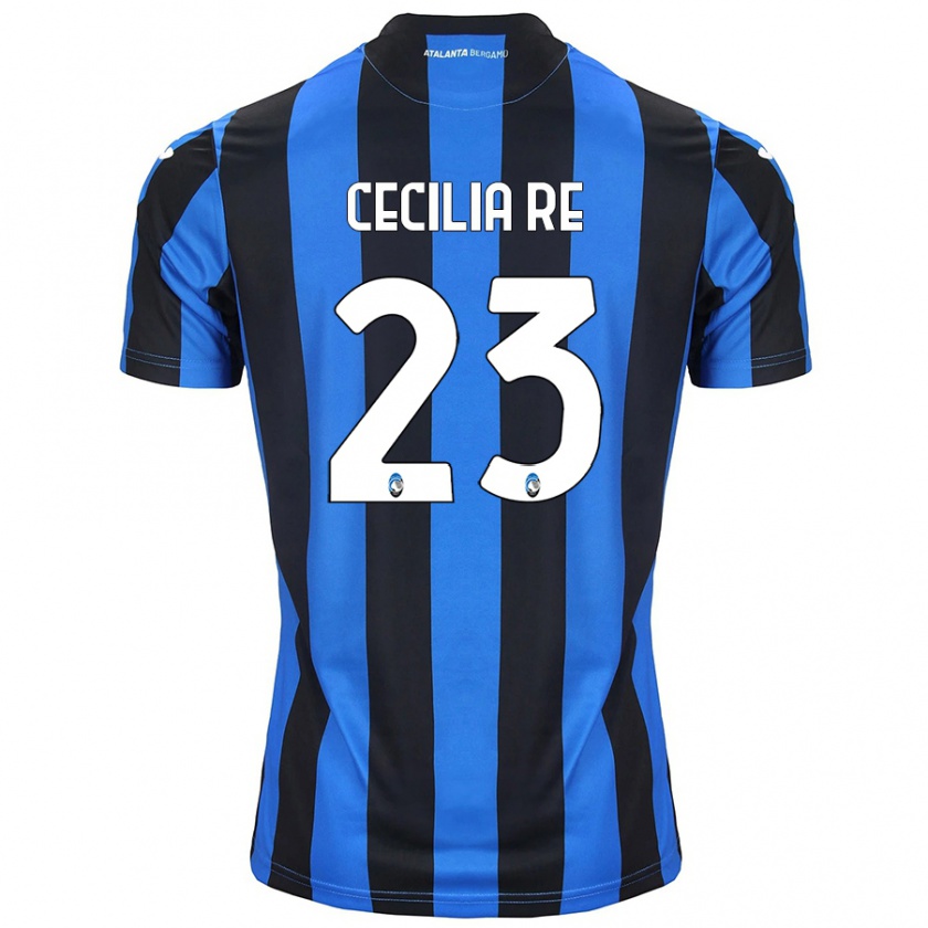 Kandiny Bambino Maglia Cecilia Re #23 Blu Nero Kit Gara Home 2024/25 Maglietta