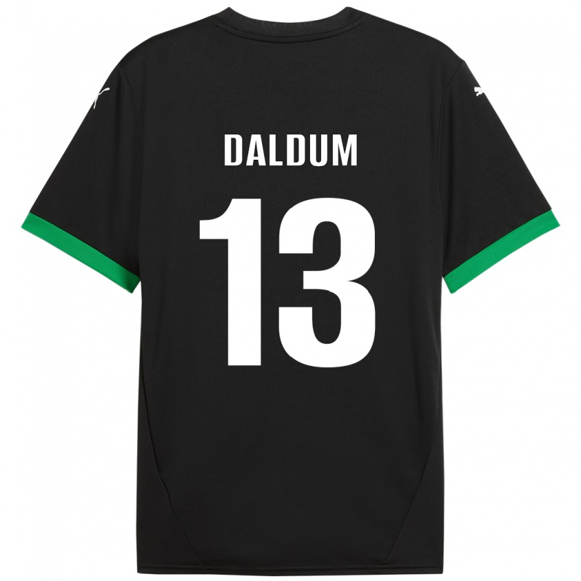 Kandiny Bambino Maglia Sonosi Daldum #13 Nero Verde Scuro Kit Gara Home 2024/25 Maglietta