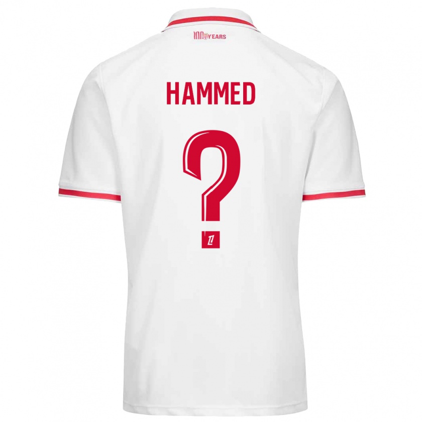 Kandiny Kinder Maher Hammed #0 Weiß Rot Heimtrikot Trikot 2024/25 T-Shirt Österreich