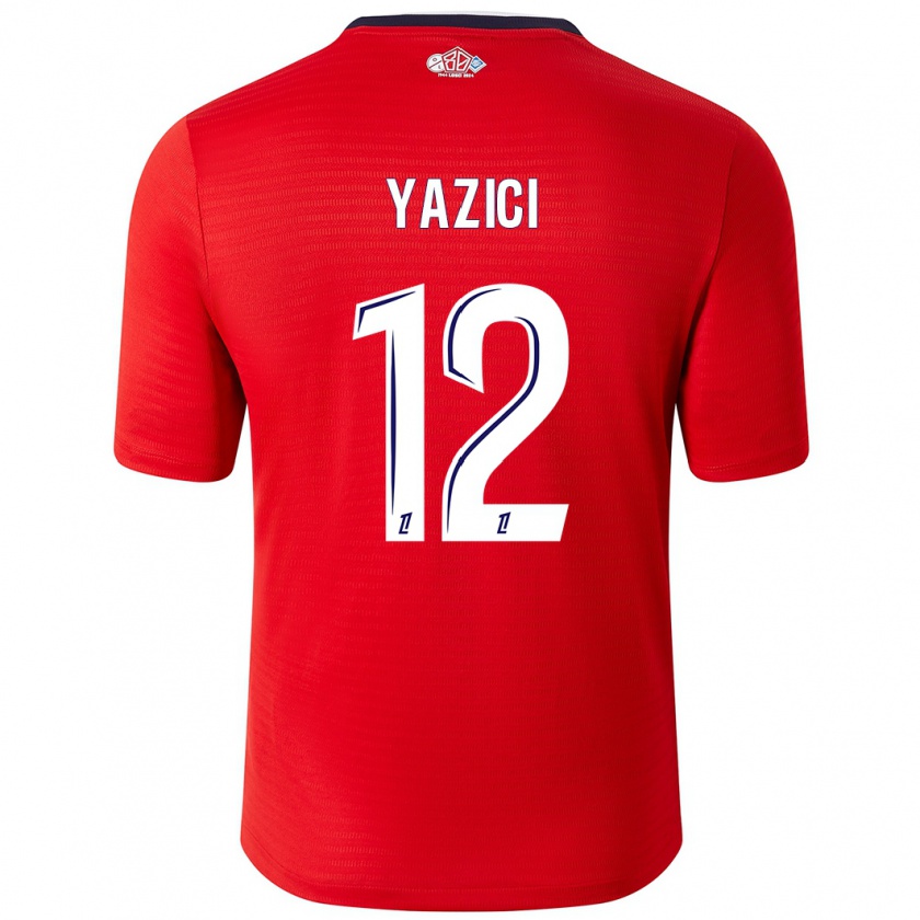 Kandiny Bambino Maglia Yusuf Yazici #12 Rosso Bianco Kit Gara Home 2024/25 Maglietta