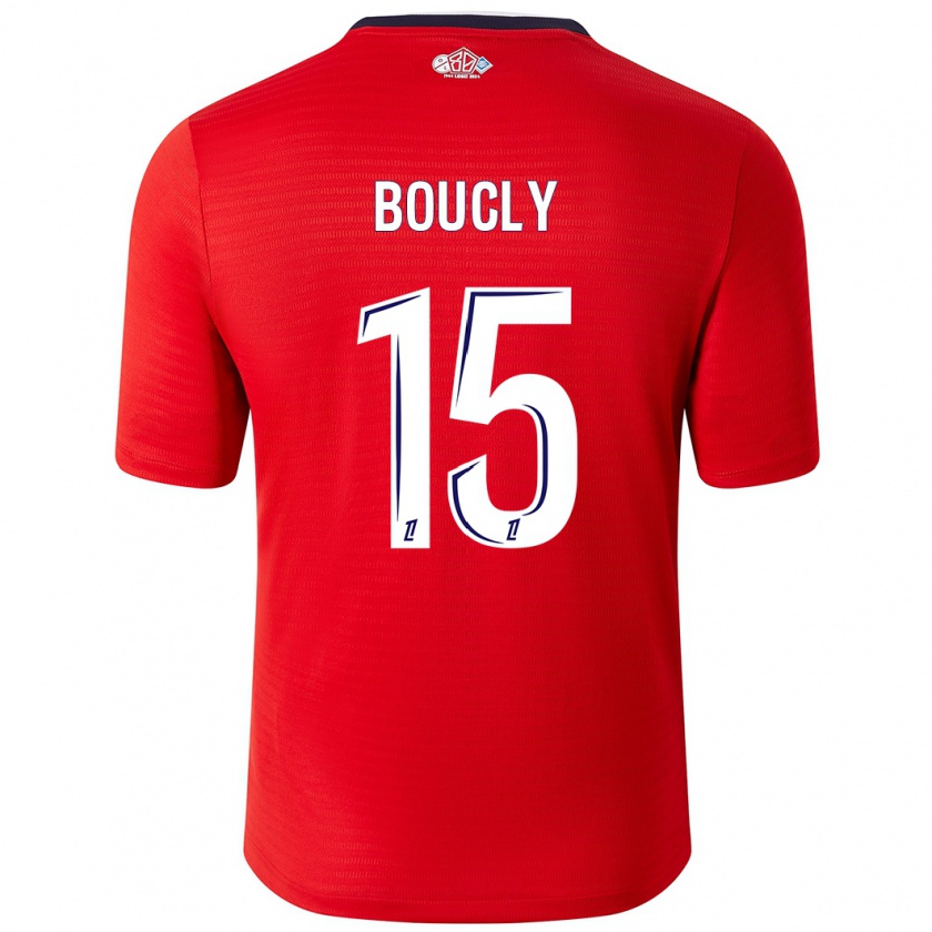 Kandiny Kinder Maite Boucly #15 Rot Weiß Heimtrikot Trikot 2024/25 T-Shirt Österreich