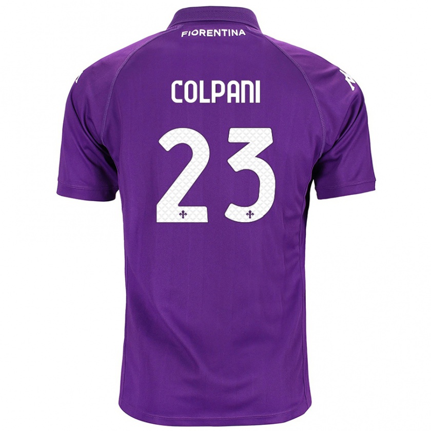 Kandiny Bambino Maglia Andrea Colpani #23 Viola Kit Gara Home 2024/25 Maglietta