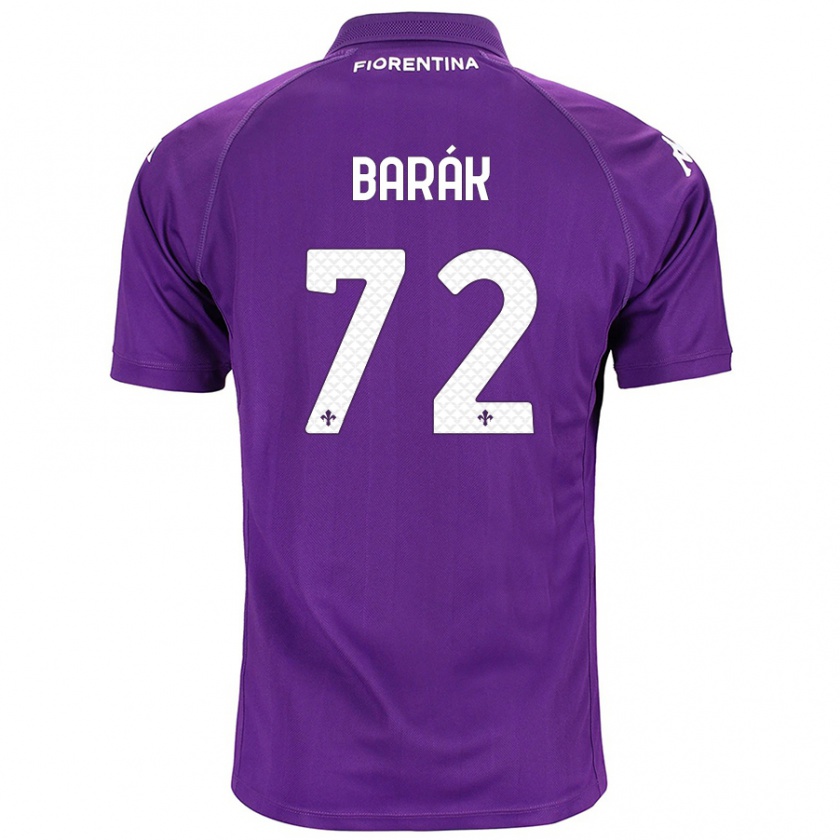 Kandiny Bambino Maglia Antonín Barák #72 Viola Kit Gara Home 2024/25 Maglietta