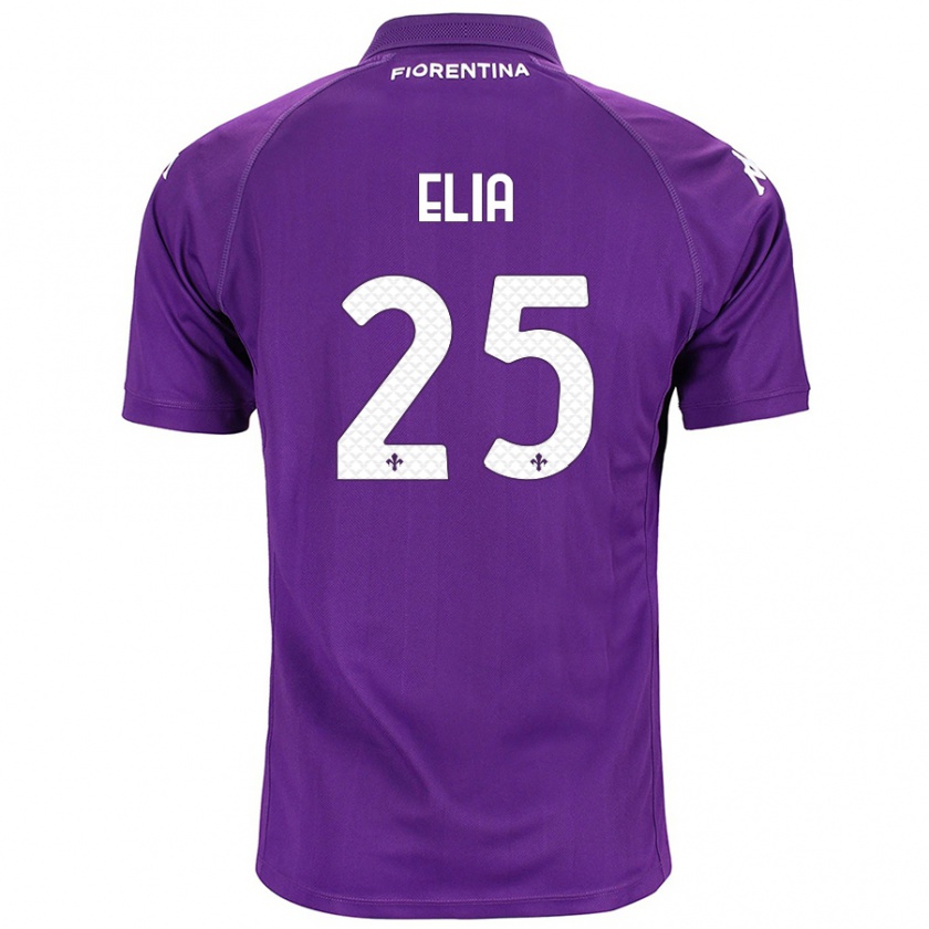 Kandiny Kinder Mirko Elia #25 Violett Heimtrikot Trikot 2024/25 T-Shirt Österreich