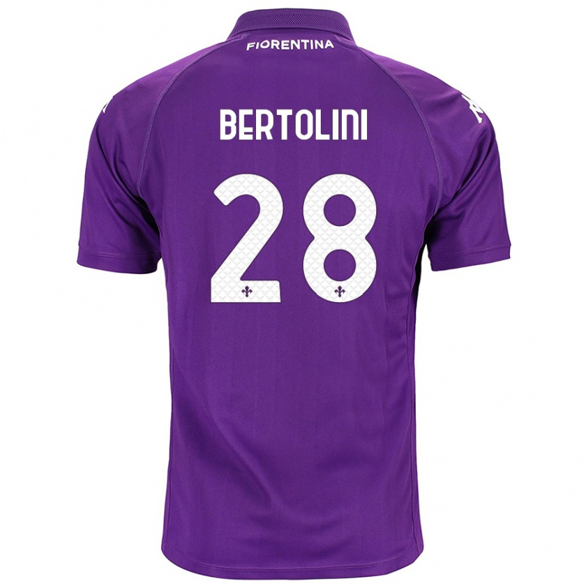 Kandiny Niño Camiseta Gabriele Bertolini #28 Morado 1ª Equipación 2024/25 La Camisa