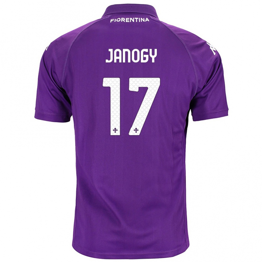 Kandiny Kinderen Madelen Janogy #17 Paars Thuisshirt Thuistenue 2024/25 T-Shirt