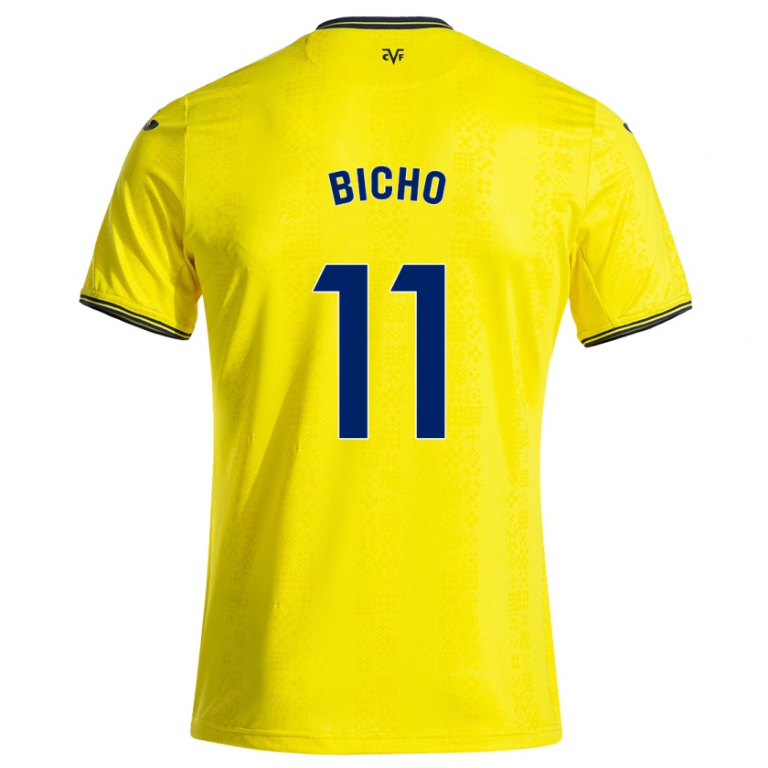 Kandiny Bambino Maglia Bicho #11 Giallo Nero Kit Gara Home 2024/25 Maglietta