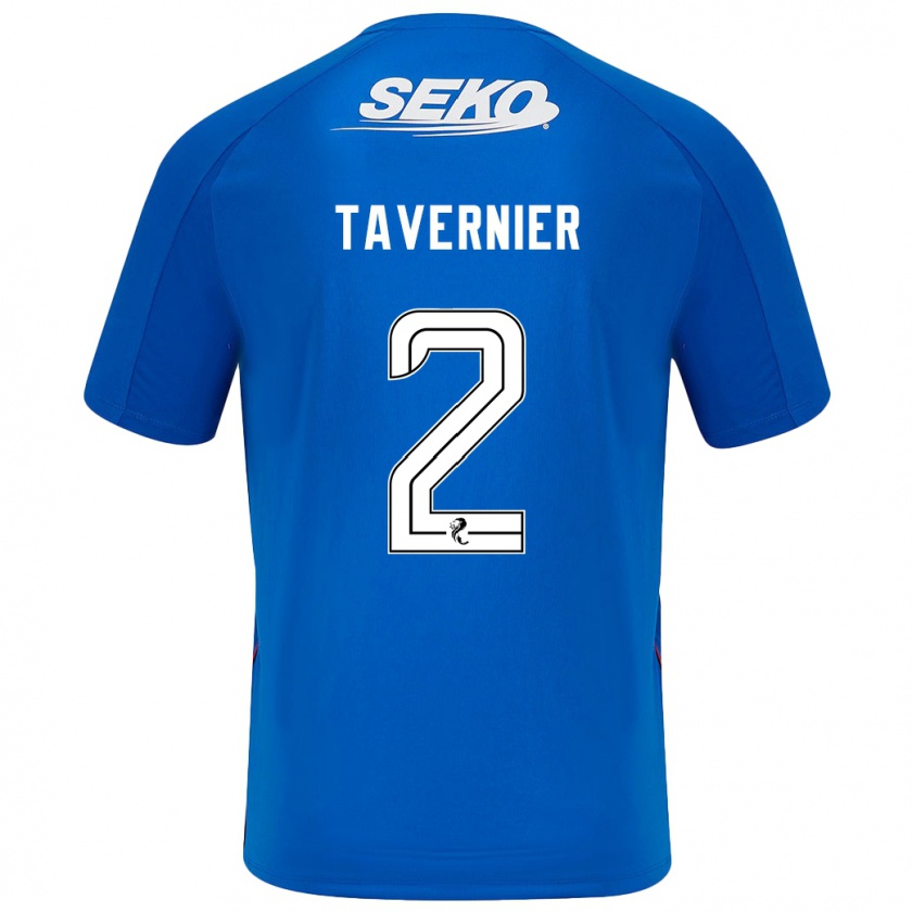 Kandiny Kinder James Tavernier #2 Dunkelblau Heimtrikot Trikot 2024/25 T-Shirt Österreich